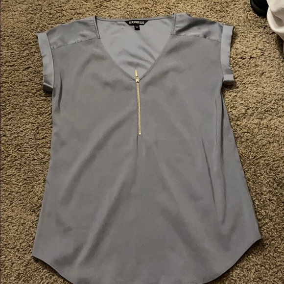 Gray express blouse size xs - Picture 1 of 2